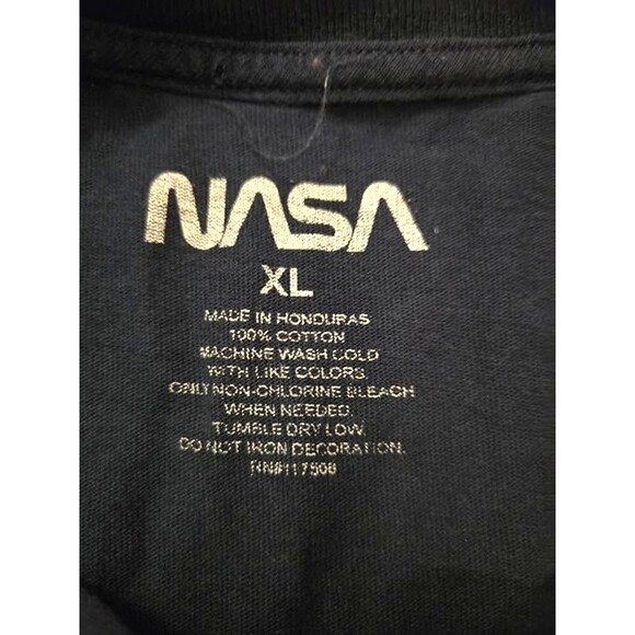 NASA Shirt Mens  XL Navy Blue - Picture 3 of 3